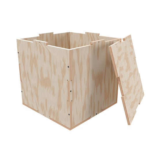 Plywood Shipping Crate 16x16x16