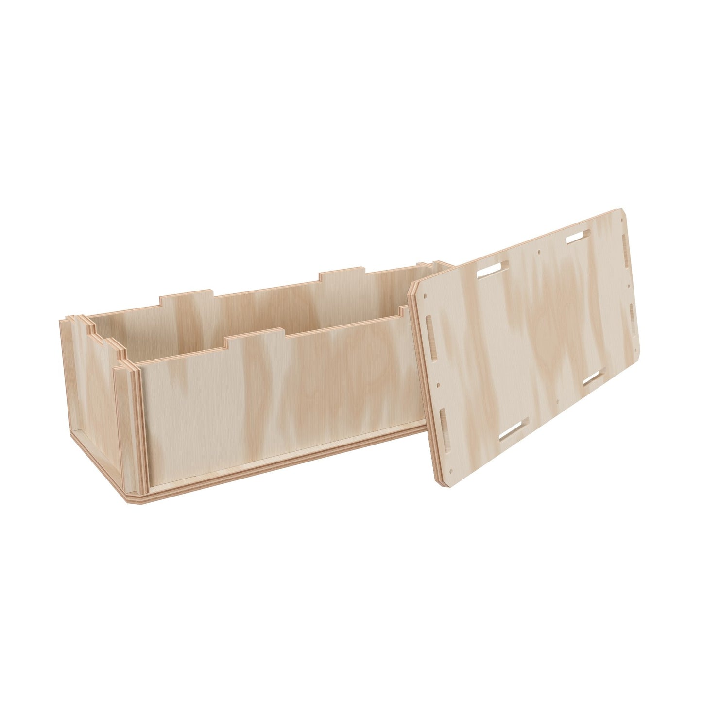 Plywood Shipping Crate 24x10x7