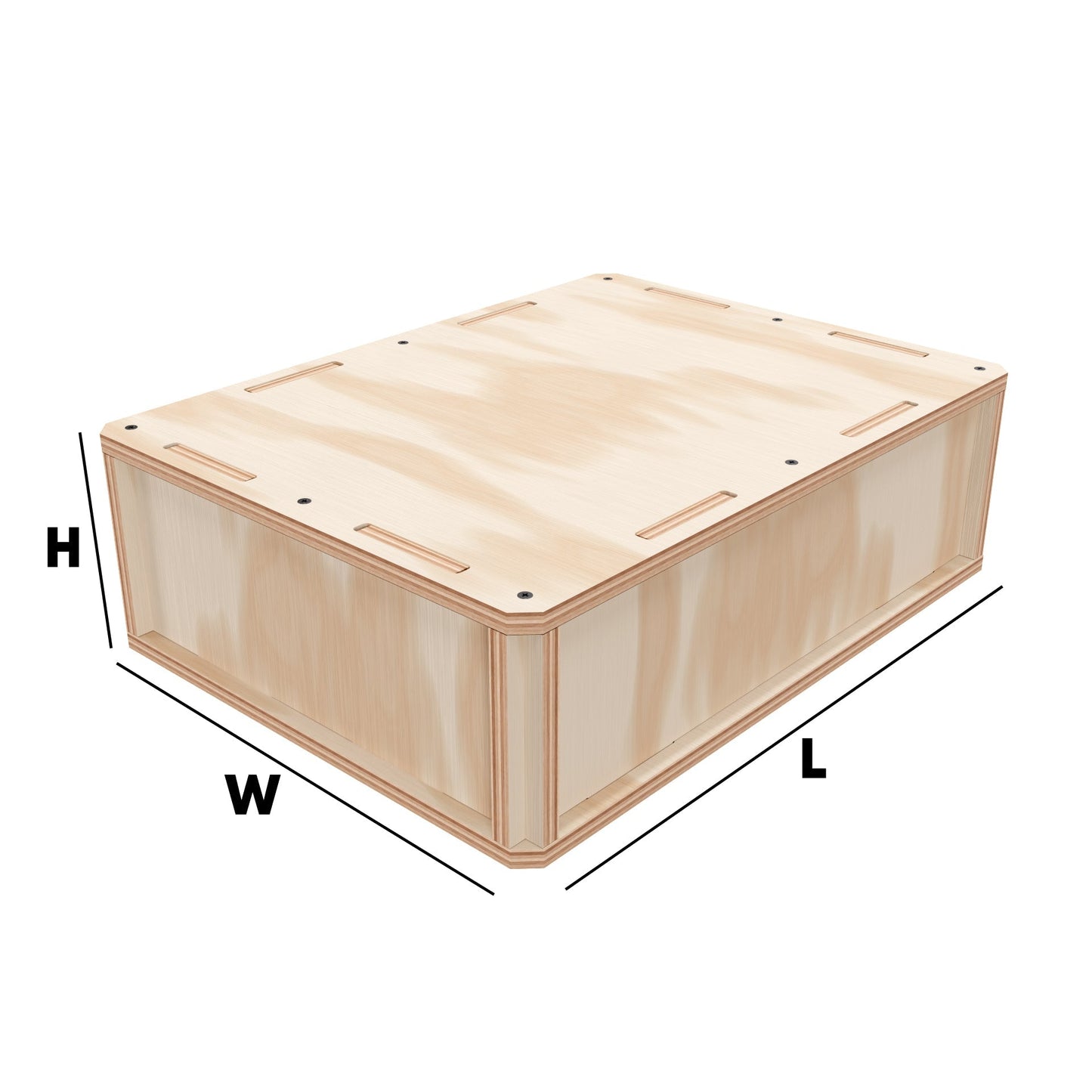 Plywood Shipping Crate 24x10x10